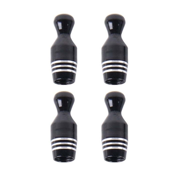 4 PCS Universal Bowling Ball Shape Car Motor Bicycle Tire Valve Caps