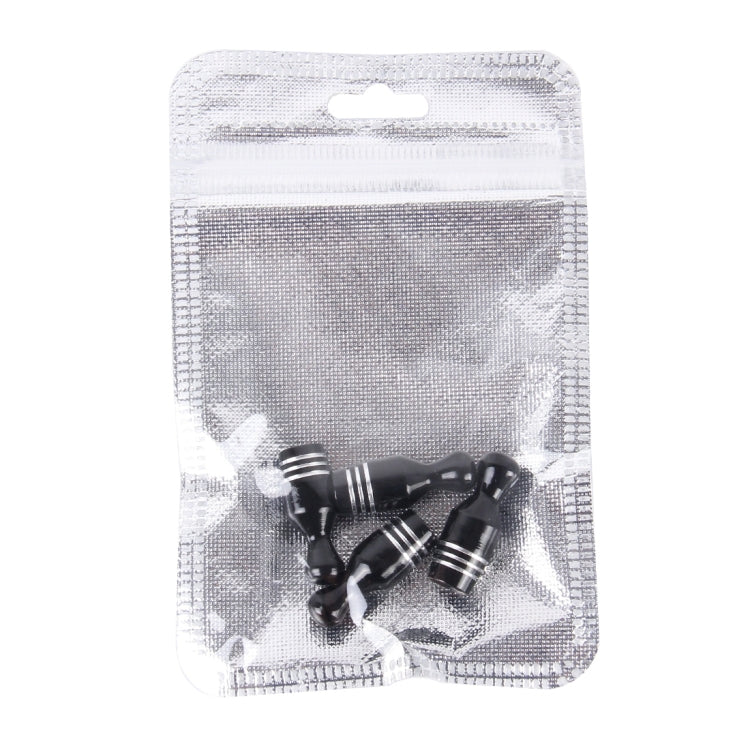 4 PCS Universal Bowling Ball Shape Car Motor Bicycle Tire Valve Caps
