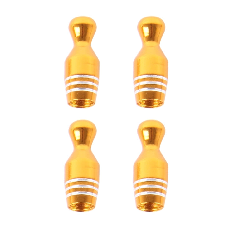 4 PCS Universal Bowling Ball Shape Car Motor Bicycle Tire Valve Caps
