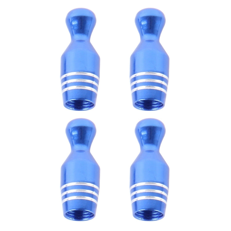 4 PCS Universal Bowling Ball Shape Car Motor Bicycle Tire Valve Caps