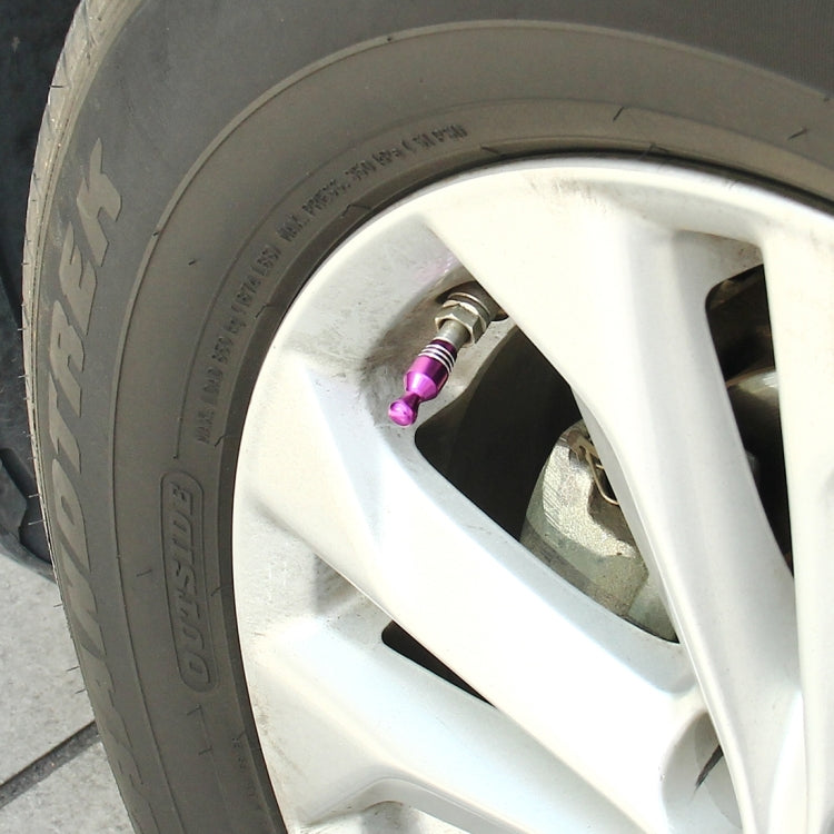 4 PCS Universal Bowling Ball Shape Car Motor Bicycle Tire Valve Caps