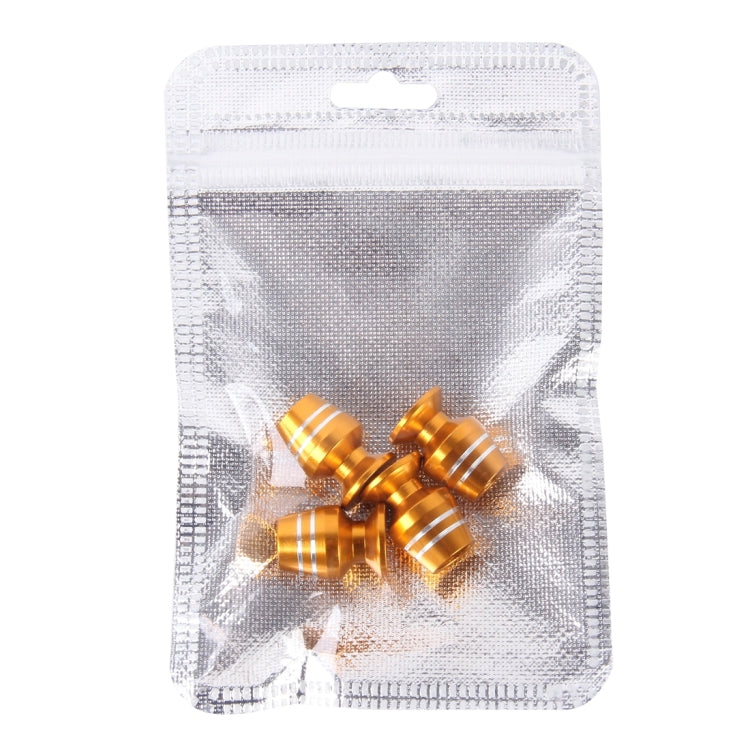4 PCS Universal Wine Glass Shape Car Motor Bicycle Tire Valve Caps