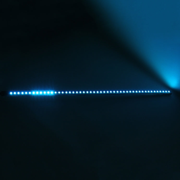 5050 20W 48 LED RGB Car Truck Remote Colorful Knight Rider LED Strobe Scanner Flash Strip Light, DC 12V  Cable Length: 130cm