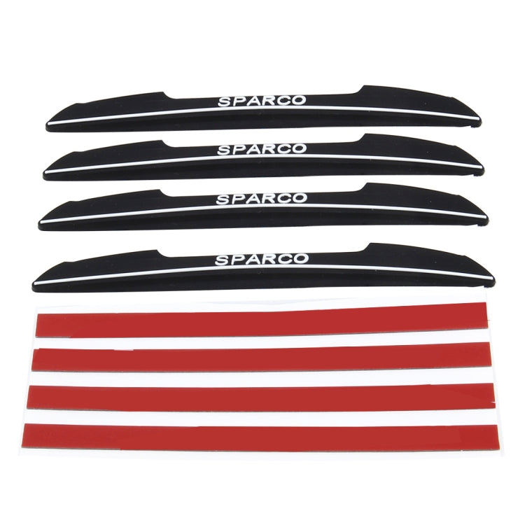 4 PCS Car Plastic Anti-collision Stickers Car Door Protector Door Side Edge Sticker