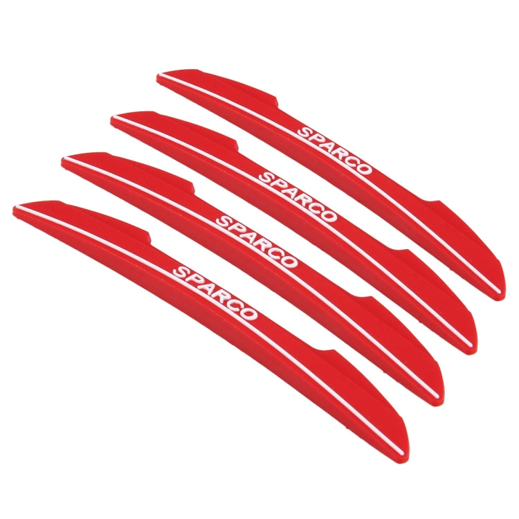 4 PCS Car Plastic Anti-collision Stickers Car Door Protector Door Side Edge Sticker