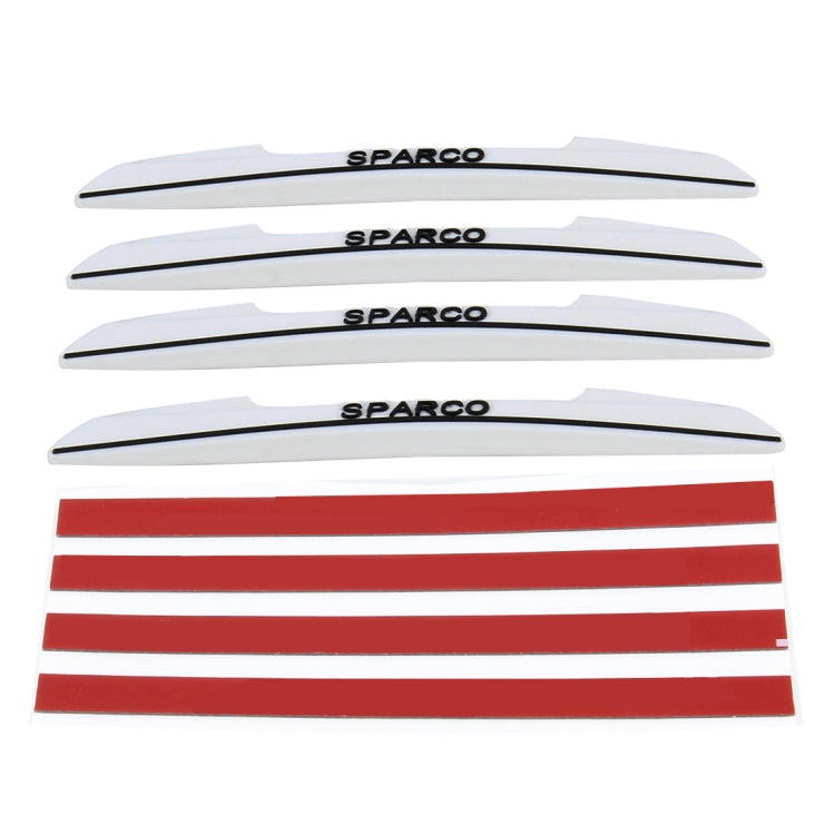 4 PCS Car Plastic Anti-collision Stickers Car Door Protector Door Side Edge Sticker