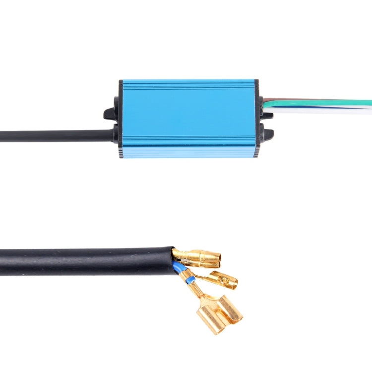 M4 20W White 4 LED Motorcycle Headlight Lamp, DC 9-36V,  Cable Length: 30cm