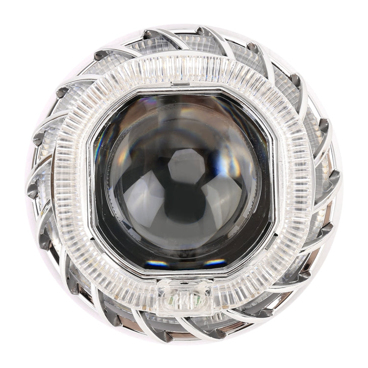 IPHCAR F2S 2 PCS H1 2.5 inch 12V Double Light Bi-Xenon Projector Lens Headlight with Light Bulb for Right Driving