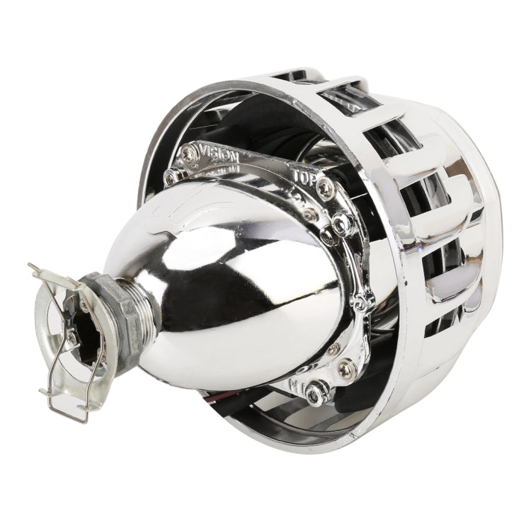 IPHCAR F2S 2 PCS H1 2.5 inch 12V Double Light Bi-Xenon Projector Lens Headlight with Light Bulb for Right Driving