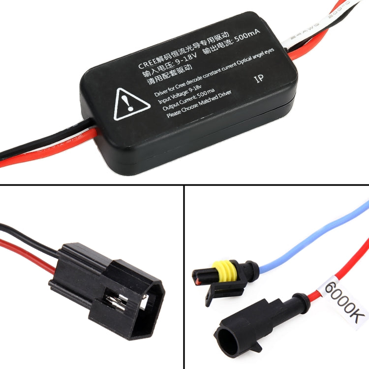 IPHCAR F2S 2 PCS H1 2.5 inch 12V Double Light Bi-Xenon Projector Lens Headlight with Light Bulb for Right Driving