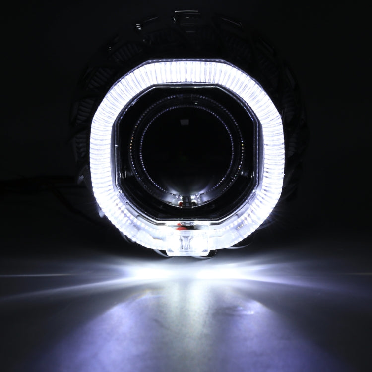 IPHCAR G262S 2 PCS H1 2.5 inch 12V Double Light Bi-Xenon Projector Lens Headlight with Light Bulb for Right Driving