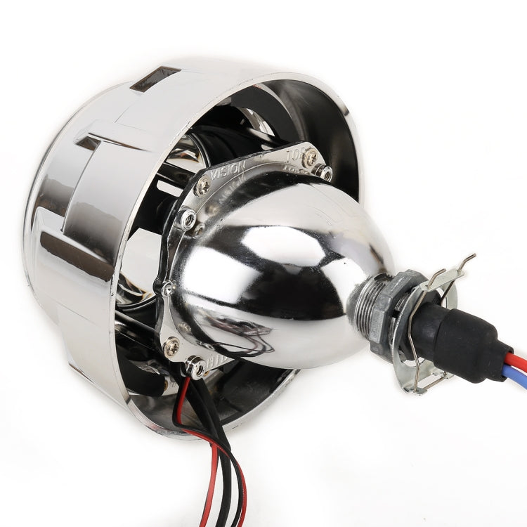 IPHCAR M99 2 PCS H1 2.5 inch 12V Double Light Bi-Xenon Projector Lens Headlight with Light Bulb for Right Driving