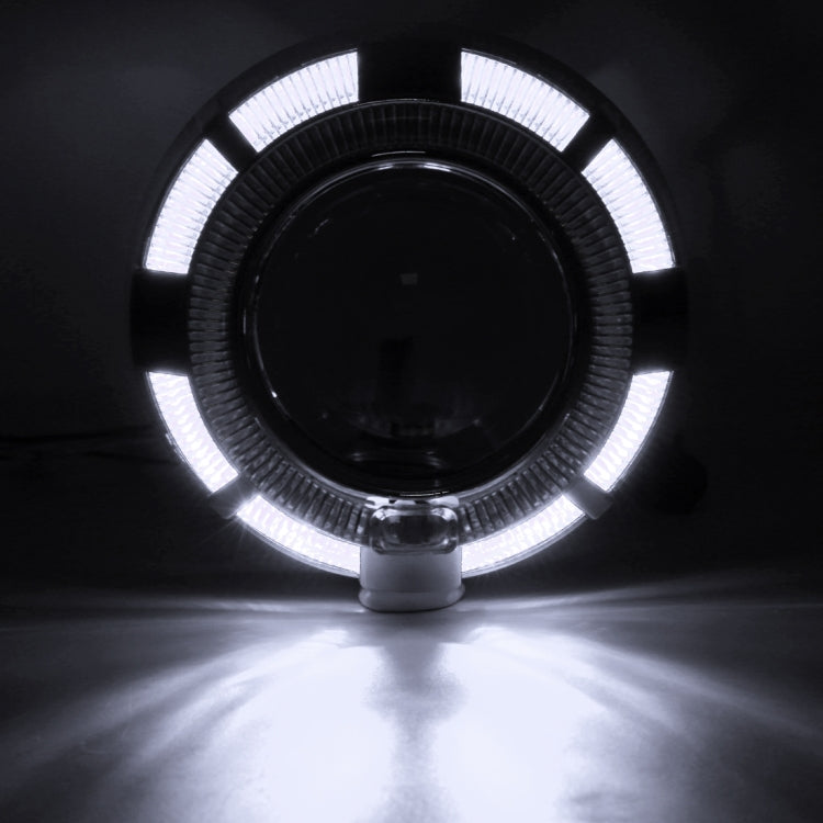 IPHCAR M99 2 PCS H1 2.5 inch 12V Double Light Bi-Xenon Projector Lens Headlight with Light Bulb for Right Driving