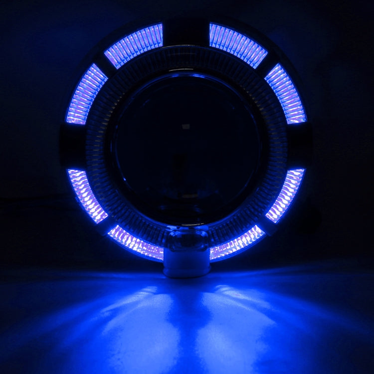 IPHCAR M99 2 PCS H1 2.5 inch 12V Double Light Bi-Xenon Projector Lens Headlight with Light Bulb for Left Driving