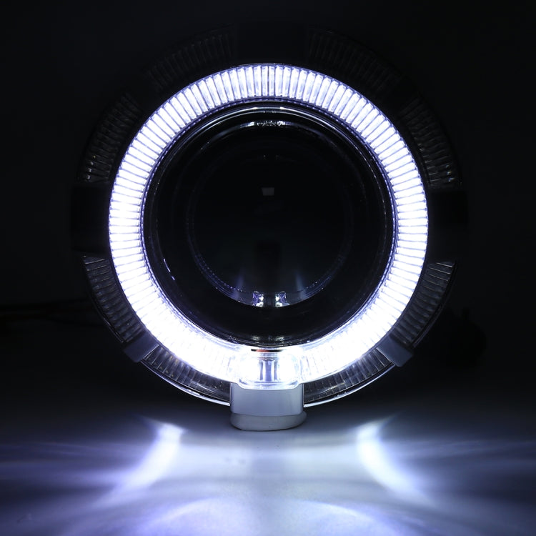 IPHCAR M99 2 PCS H1 2.5 inch 12V Double Light Bi-Xenon Projector Lens Headlight with Light Bulb for Left Driving