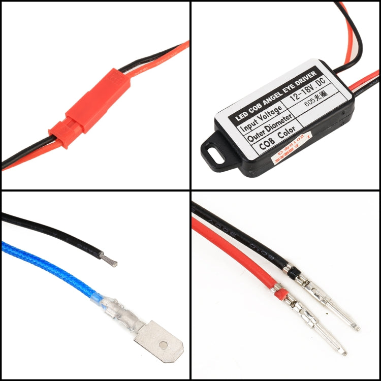 IPHCAR M605 2 PCS 2.5 inch DC12V 55W Car Modification Fog Light with H3 Halogen Light Bulb