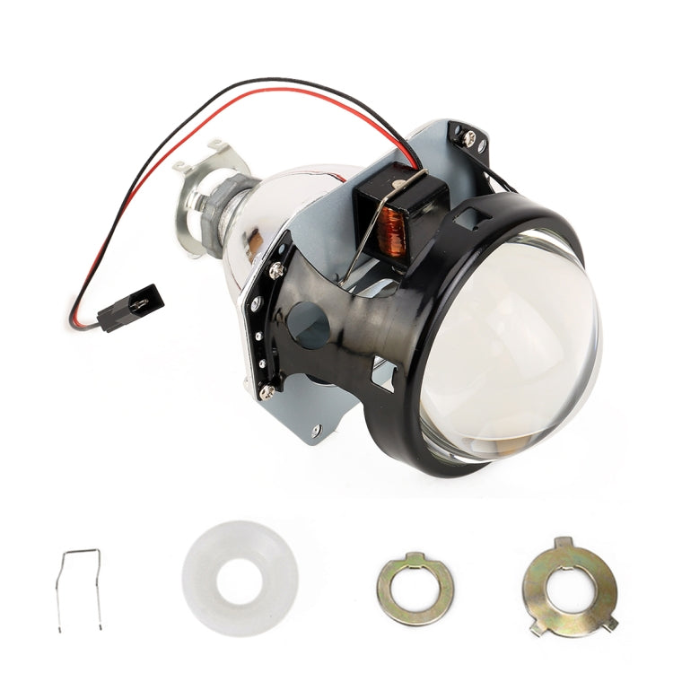 IPHCAR H1 3.0 inch Car Double Light Bi-Xenon Projector Lens Headlight without Light Bulb for Right Driving