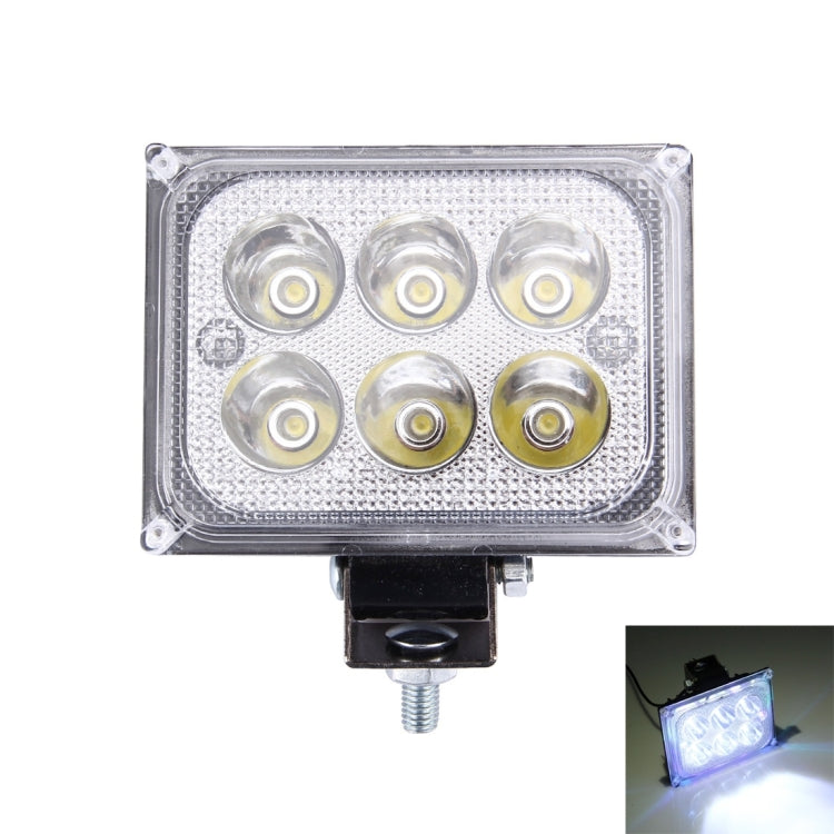 12V 18W 1600LM 6 Epistar LED 180 Degree Work Light Lamp Car LED Light(White Light)