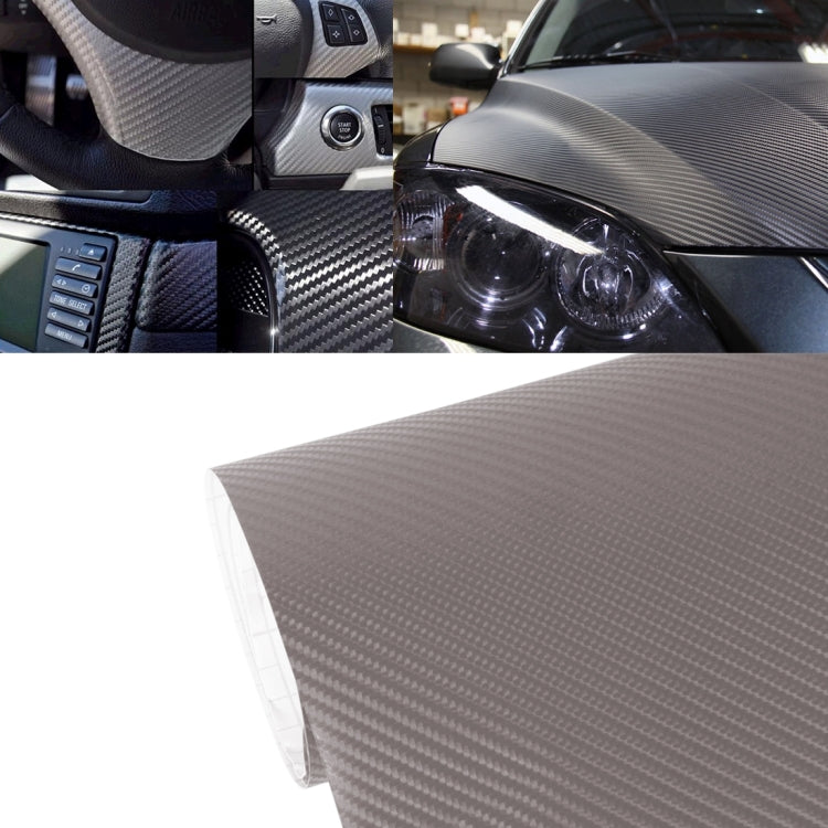Protective Decoration Car 3D Carbon Fiber PVC Sticker, Size: 152cm(L) x 50cm(W)