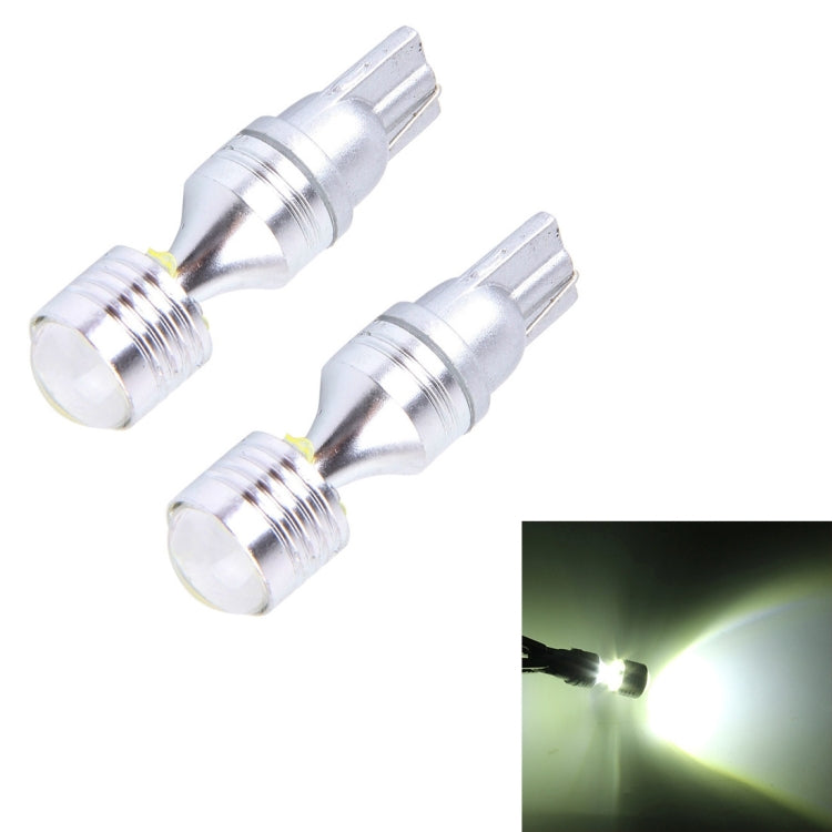 2 PCS T10 350 LM 5000K 30W CREE 6 LED White Light Clearance Light.DC 12V.