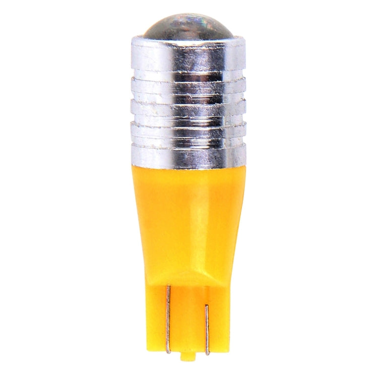 2 PCS T10 5W CREE 1 LED Yellow Light Clearance Light.DC 12V.