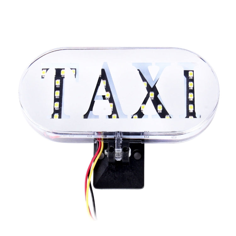 3W Continuous + Flashing White Light Taxi Dome Lamp With 32 LED Lights, DC 12V