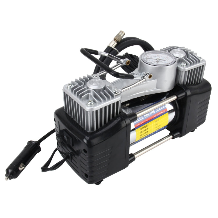 Car Metal Air Compressor 280W 150 PSI 70L/min Maximum Voltage DC 12V Maximum Amperage Draw 23A for Big Medium and Small Tyre