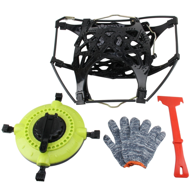 8 PCS Car Snow Tire Anti-skid Chains Winter Car Snow Tire Chains Wheel Chains Anti-skid Belt Thickened Anti-slip Chain Black Chains with Two Fixed Plate