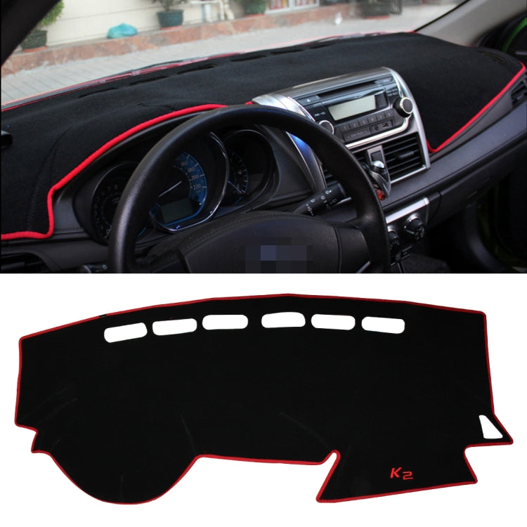 Car Light Instrument Panel Sunscreen Dashboard Mats Cover for Kia K2, Please Note Model and Year