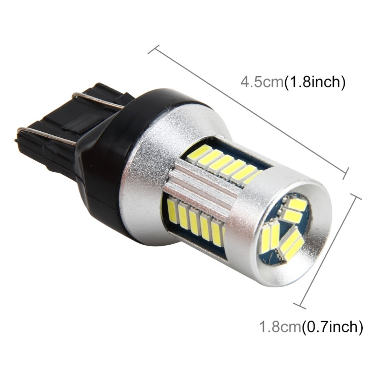 7440 5W 500 LM 6000K Car Auto Turn Light  Backup Light Reversing Lights with 30LEDs  SMD-3014 Lamps, DC 12V(White Light)