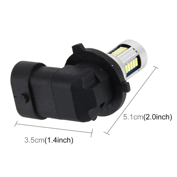 9005 5W 500 LM 6000K Car Fog Light with 30 LEDs SMD-3014 Lamps, DC 12V (White Light)
