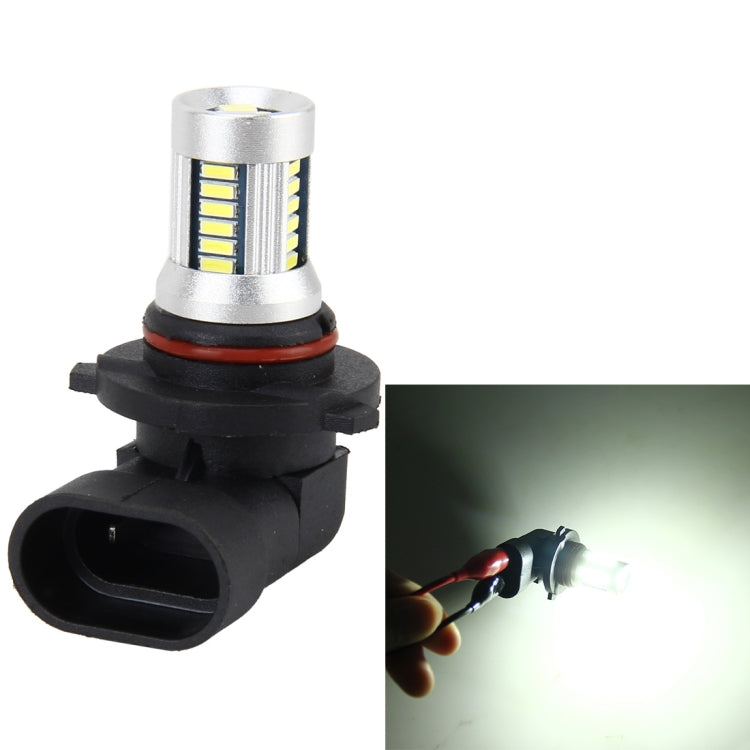 9006 5W 500 LM 6000K Car Fog Light with 30 LEDs SMD-3014 Lamps, DC 12V (White Light)