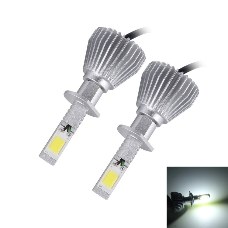 2 PCS H1 32W 2200lm 6000K Car LED Headlight, DC 12V(White Light)