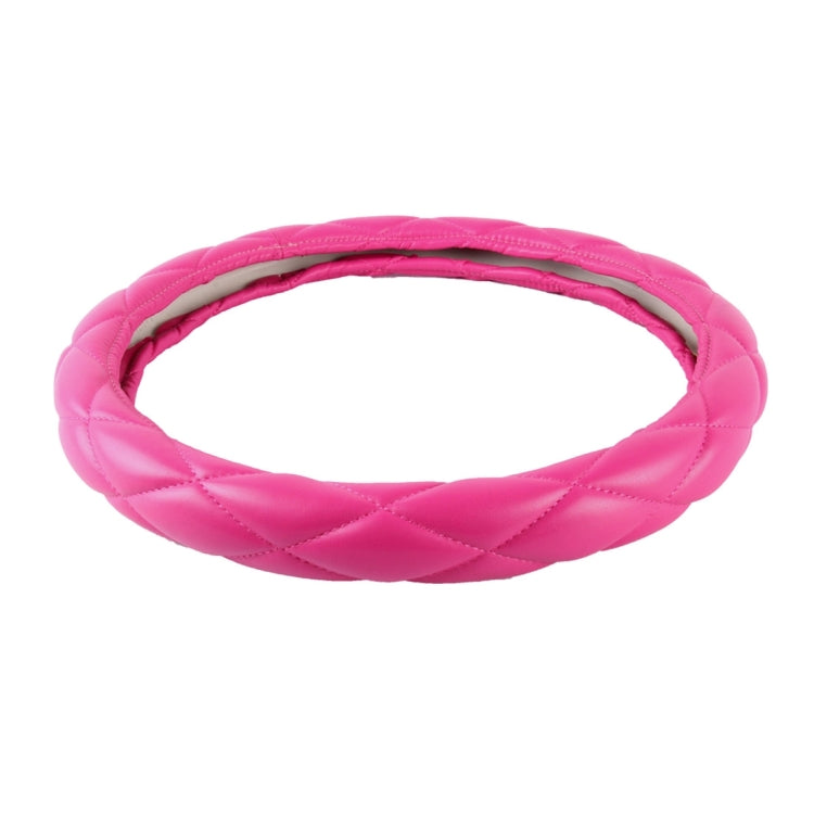 The Color Pink Leather Car Steering Wheel Cover Sets Four Seasons General