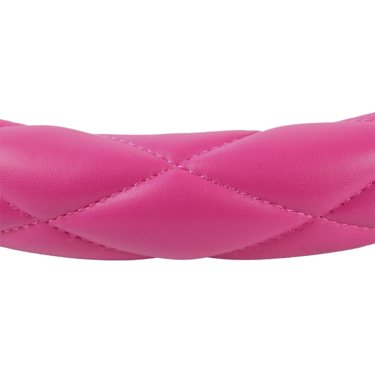 The Color Pink Leather Car Steering Wheel Cover Sets Four Seasons General