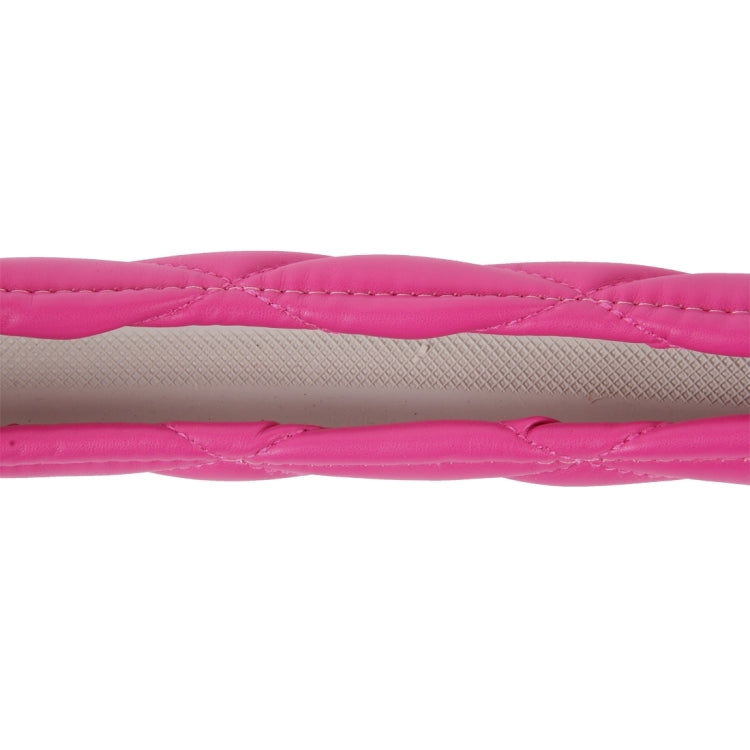 The Color Pink Leather Car Steering Wheel Cover Sets Four Seasons General