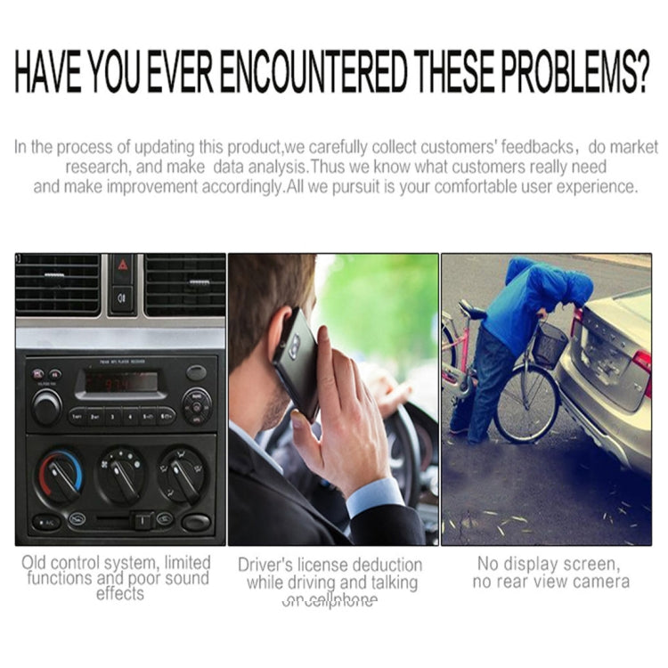 A2207 HD 2 Din 7 inch Car Bluetooth Radio Receiver MP5 Player, Support FM & USB & TF Card & Mirror Link, with Steering Wheel Remote Control