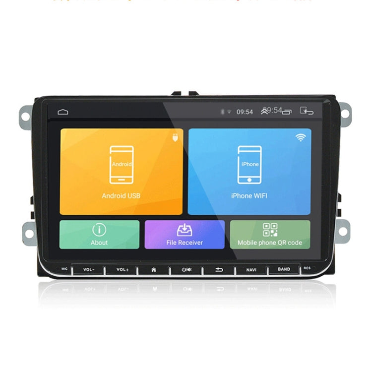 CKVW92 HD 9 inch 2 Din Android 6.0 Car MP5 Player GPS Navigation Multimedia Player Bluetooth Stereo Radio for Volkswagen, Support FM & Mirror Link, North America Map Version