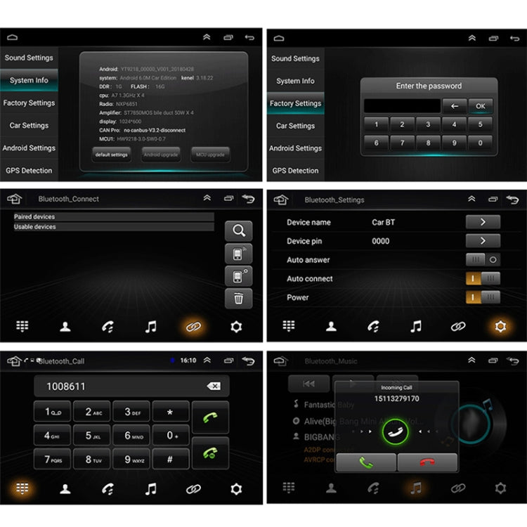 CKVW92 HD 9 inch 2 Din Android 6.0 Car MP5 Player GPS Navigation Multimedia Player Bluetooth Stereo Radio for Volkswagen, Support FM & Mirror Link, North America Map Version