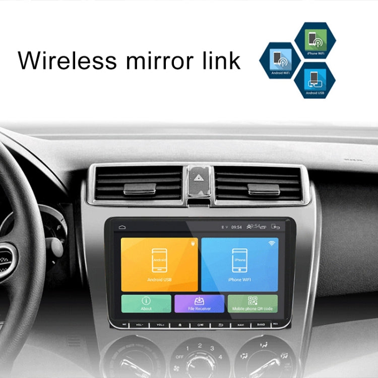 CKVW92 HD 9 inch 2 Din Android 6.0 Car MP5 Player GPS Navigation Multimedia Player Bluetooth Stereo Radio for Volkswagen, Support FM & Mirror Link, North America Map Version