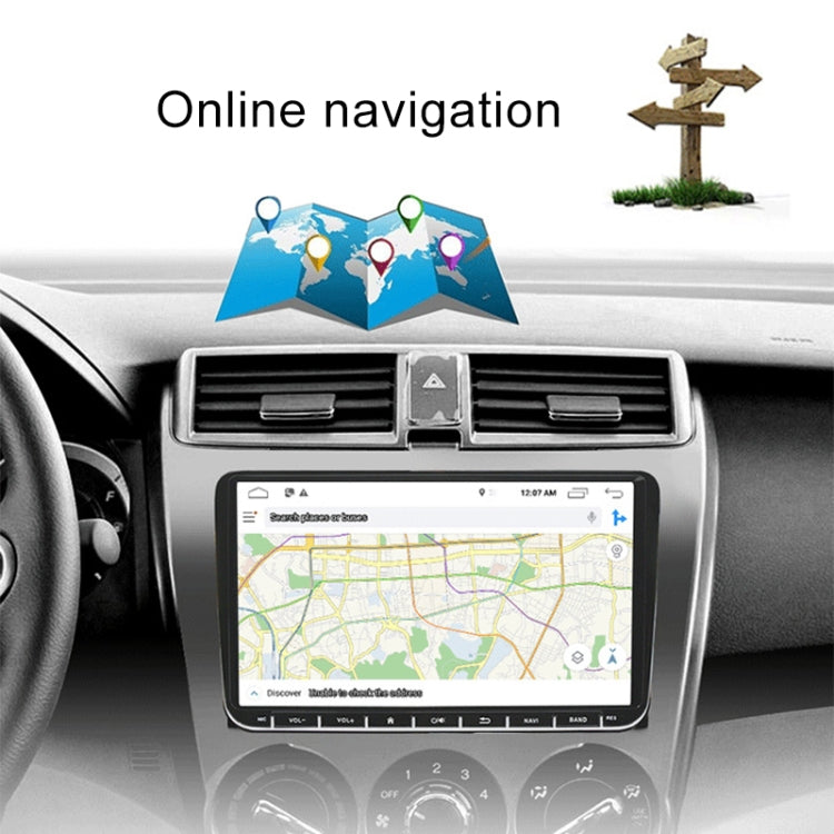 CKVW92 HD 9 inch 2 Din Android 6.0 Car MP5 Player GPS Navigation Multimedia Player Bluetooth Stereo Radio for Volkswagen, Support FM & Mirror Link, North America Map Version