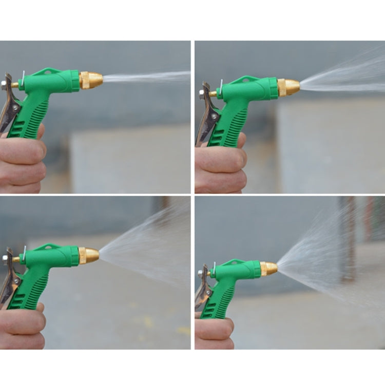 High Pressure Pure Copper Hose Nozzle Sprayer for Car Washing Garden/Lawn Watering Room/Deck/Floor Cleaning Support Adjustable Water Flow with 15m PVC Rubber Anti-frozen Hose