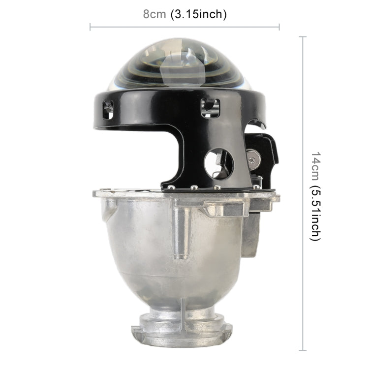 IPHCAR Hella7 3.0 inch Universal Car Modification Bi-Xenon Projector Lens Light for D Series Light Bulb, Right Driving