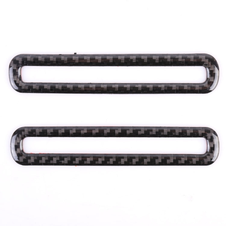 2 PCS Car Door Outlet Decorative Sticker Air Vent Moulding Trim Decorative Strip for Ford Mustang