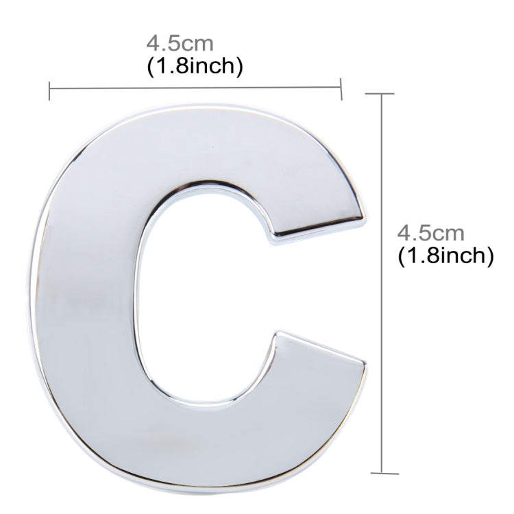 Car Vehicle Badge Emblem 3D English Letter