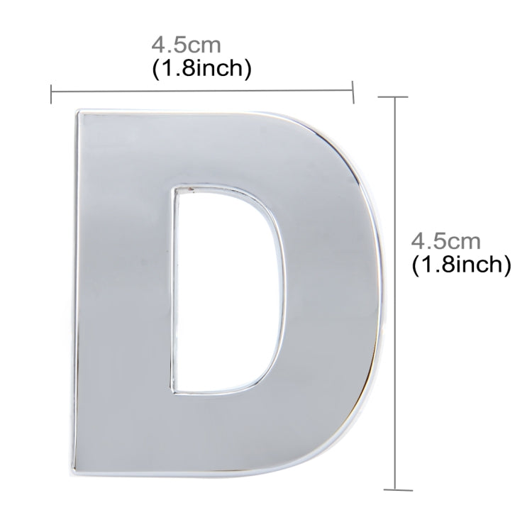 Car Vehicle Badge Emblem 3D English Letter