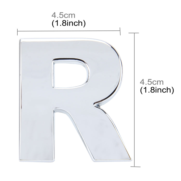 Car Vehicle Badge Emblem 3D English Letter