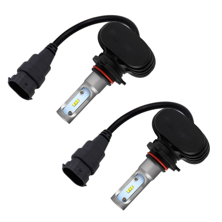2 PCS 9005 IP65 Waterproof White Light 6 CSP LED Car Headlight Bulb,  9-36V / 18W, 6000K / 2000LM