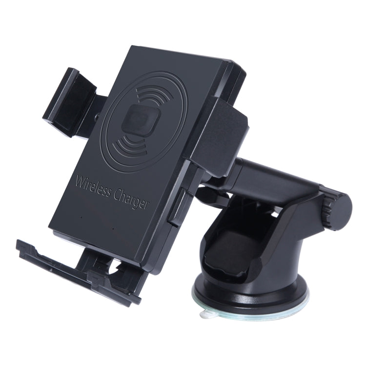 N8-1 5V 1A Output Sticky Bracket Car Air Outlet Vent Fast Wireless Charger, For iPhone, Galaxy, Sony, Lenovo, HTC, Huawei, and other Smartphones(Black)