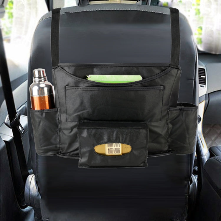 Car Auto Back Seat Drink Food Cup Bag Napkin Bag Multi-purpose Pouch Chair Back Pocket Multi-functional Car Storage Bags
